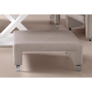 exxpo - sofa fashion Hocker Intenso, poef, modern, keuze uit leer of textiel hoge bodemvrijheid, vrij in de ruimte te plaatsen, hoog zitcomfort
