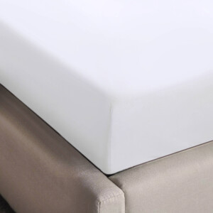 NOUS Living hoeslaken jersey 90x200/220 wit