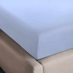 NOUS Kids hoeslaken jersey 90x200/220 lichtblauw