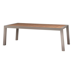 Exotan Exotan Eettafel Sulphur - Hout/Aluminium - Zand - 75x220x100