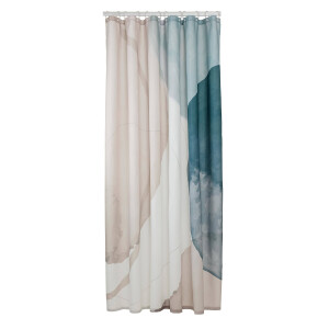 Sealskin douchegordijn Earth Polyester (180x200 cm) (blauw)