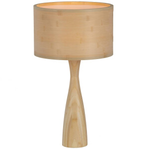 BePureHome Lunar Tafellamp - Bamboe - Naturel - 55x32x32
