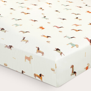 NOUS Kids katoenen hoeslaken - wit