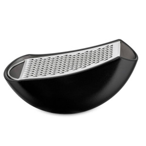 Alessi Rasp - met opvangbakje - Parmenide - AARU01 B - Zwart - door Alejandro Ruiz