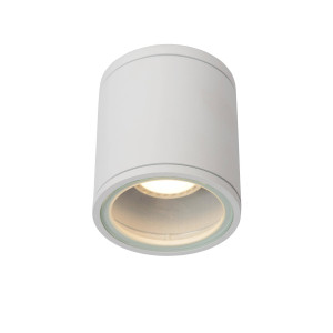 Lucide AVEN - Plafondspot Badkamer - Ø 9 cm - 1xGU10 - IP65 - Wit