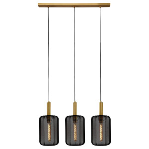 Lucide CORINA - Hanglamp - 3xE27 - Zwart