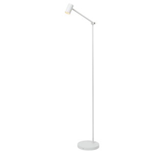 Lucide TIPIK - Oplaadbare Vloerlamp - Accu/Batterij - LED Dimb. - 1x3W 2700K - 3 StepDim - Wit