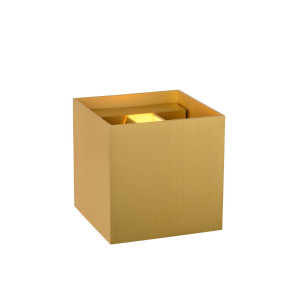 Lucide XIO - Wandlamp - LED Dimb. - G9 - 1x4W 2700K - Verstelbare stralingshoek - Mat Goud / Messing