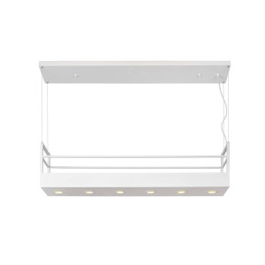 Lucide MIRAVELLE - Hanglamp - 6xGU10 - Wit