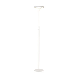 Lucide CELESTE - Vloerlamp - Ø 28 cm - LED Dimb. - 1x21W 2700K - Wit