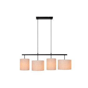 Lucide MAYA - Hanglamp - 4xE27 - Beige