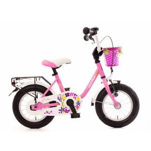 Bachtenkirch kinderfiets 12 inch roze