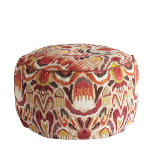 Sissy-Boy poef multicolour jacquard bloemen en hartjes