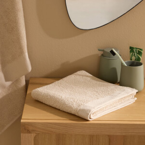 NOUS Living handdoek zand (100x50 cm)