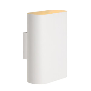 Lucide OVALIS - Wandlamp - 2xE14 - Wit