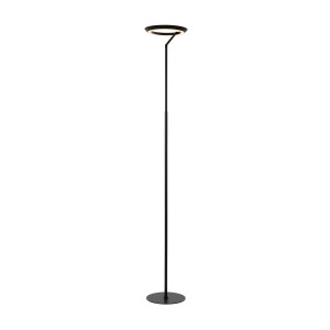 Lucide CELESTE - Vloerlamp - Ø 28 cm - LED Dimb. - 1x21W 2700K - Zwart