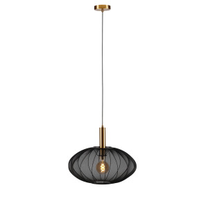 Lucide CORINA - Hanglamp - Ø 50 cm - 1xE27 - Zwart