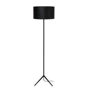 Lucide TONDO - Vloerlamp - Ø 38 cm - 1xE27 - Zwart