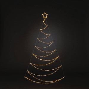 Konstsmide LED kerstboom wit/extra warmwit - 180x102 cm - 420 L - binnen - met stekker