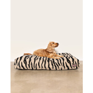Dogguo hondenkussen ZEBRA-BED-BEIGE/BLACK-M