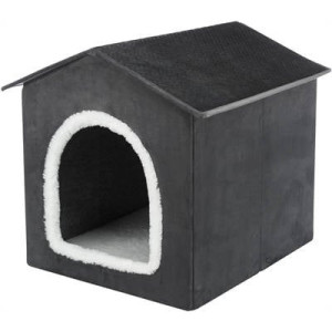 Trixie hondenmand / kattenmand Huis Livia Grijs / Wit 50 x 50 x 54 cm