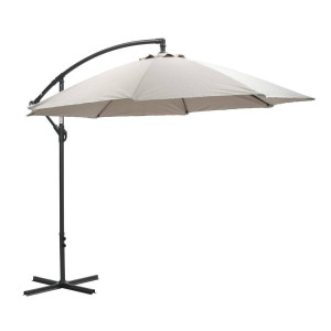 Garden Impressions Garden Impressions Athene parasol Ø300 - carbon black/ sand