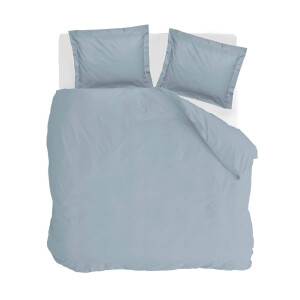 Walra percaline dekbedovertrek 2-persoons blauw (200x220 cm)