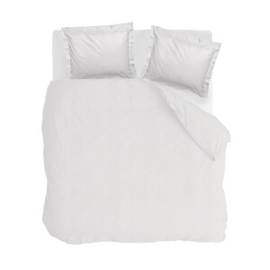 Walra percaline dekbedovertrek 2-persoons wit (200x220 cm)