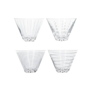Mikasa waterglas / ijscoupe (400 ml) (set van 4)