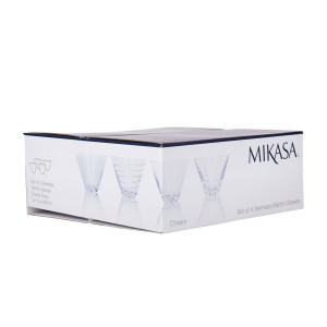 Mikasa waterglas / ijscoupe (400 ml) (set van 4)