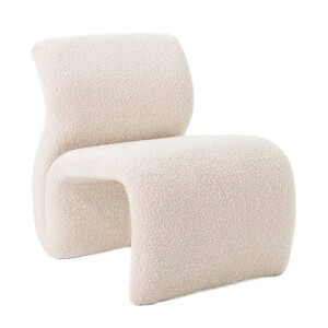 Sissy-Boy fauteuil Ecru boucle