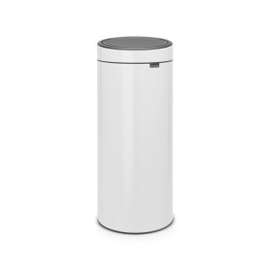 Brabantia Touch Bin afvalemmer 30L met kunststof binnenemmer - White