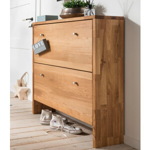 Home affaire Kast met laden en deuren Dura kast schoenenkast van fsc-gecertificeerd massief hout, breedte 82 cm