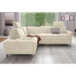 sit&more Hoekbank Pablo L-vorm optioneel met slaapfunctie