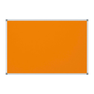 Prikbord textiel - 90 x 180 cm - Oranje