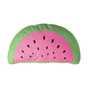 Kussen watermeloen - roze/groen -37x20 cm