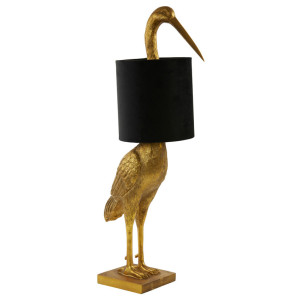 Light & Living Tafellamp 'Crane' kleur Antiek Brons/Zwart