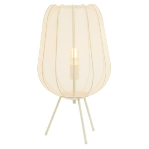 Light & Living Tafellamp 'Plumeria' 60cm hoog, kleur Zand