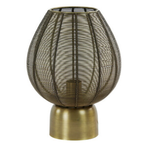 Light & Living Tafellamp 'Suneko' 34cm hoog, kleur Antiek Brons