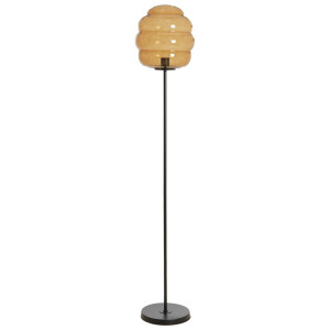 Light & Living Vloerlamp 'Misty' 160cm, kleur Bruin/Zwart