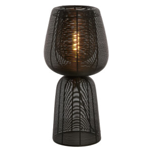 Light & Living Tafellamp 'Aboso' 54cm, kleur Mat Zwart