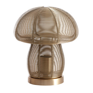 Light & Living Tafellamp 'Mushroom' 24cm, kleur Goud