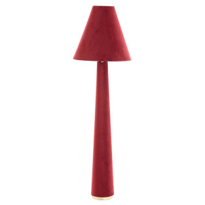 Light & Living Vloerlamp 'Devia' Velvet, 168cm, kleur Bordeaux