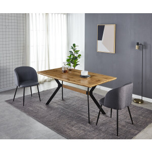 Artistiq Eettafel 'Jaye' Eikenlook, 160 x 90cm