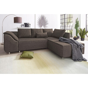 COLLECTION AB Hoekbank Sally L-vorm met en zonder slaapfunctie, inclusief losse rug- en sierkussens