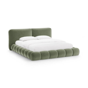 Bedframe Solange velvet 140 x 200 met opbergruimte | Micadoni Home
