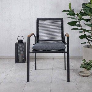 Nohr Tuinstoel 'Marye' kleur Zwart