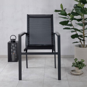 Nohr Tuinstoel 'Marnell' kleur Zwart