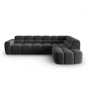 5-zits hoekbank Lisa rechts velvet | Micadoni