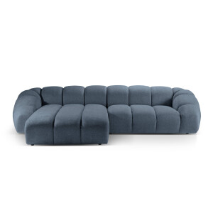 4-zits hoekbank Diana links velvet | Micadoni